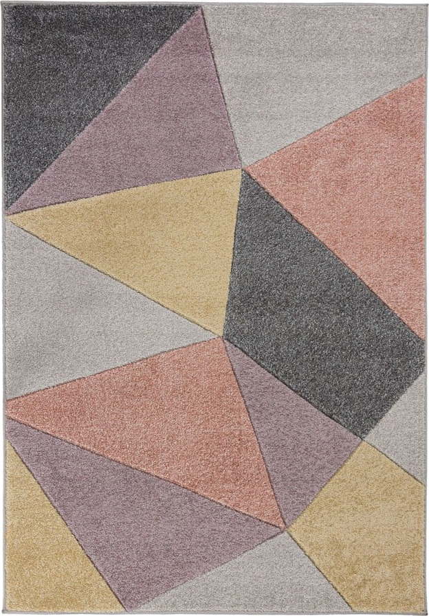 Rug Modern Pastel Geometric