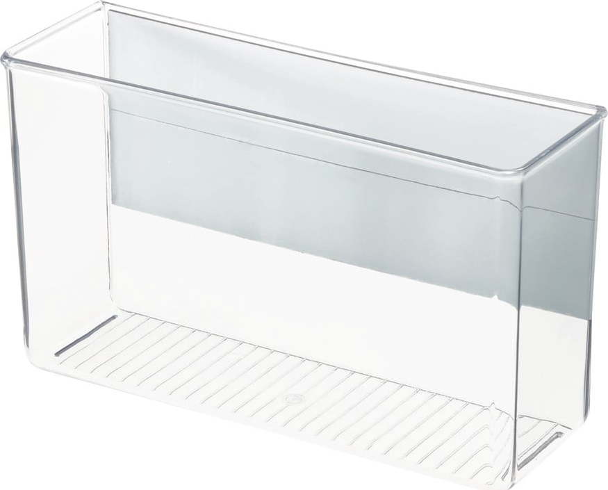 Průhledný úložný box z recyklovaného plastu 28x9x16.5 cm Basic – iDesign iDesign