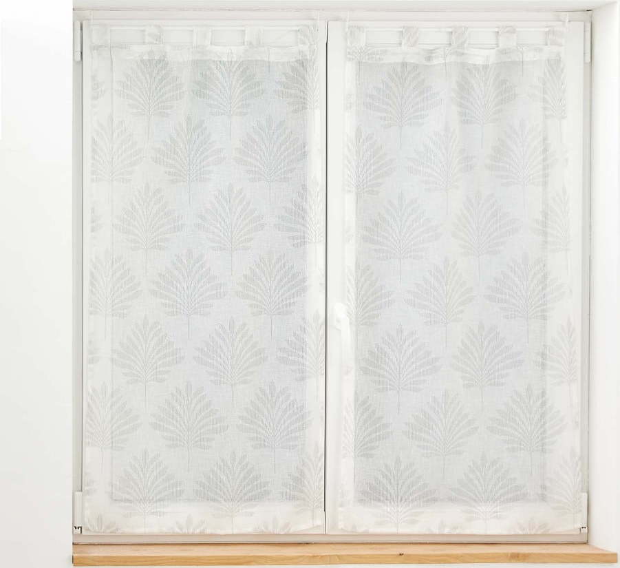 Bílé voálové záclony v sadě 2 ks 60x90 cm Levita – douceur d'intérieur Douceur d intérieur