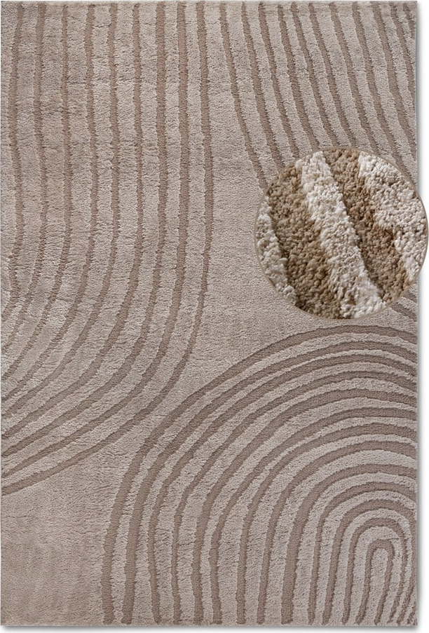 Béžový koberec 120x170 cm Pigment Beige – Elle Decoration Elle Decoration